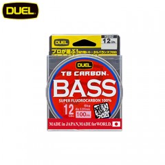 デュエル TB CARBON バス 100m 4Lbs-6Lbs ナチュラルクリアー　DUEL