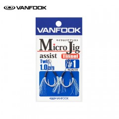 VAN FOOK Micro Jig Assist  twin/1.0cm+tinsel