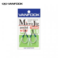 VAN FOOK Micro jig assist wire   twin/1.0cm+tinsel