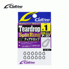 Cultiva Teardrop Split Ring P-37