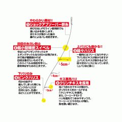 オーナー　36329　マシーンキス３本ホタル仕込み　7-9号　OWNER　