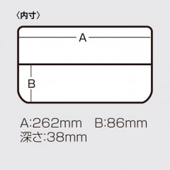 メイホー  VS3038ND　(ワーム) 　クリアー　MEIHO　