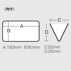 MEIHO reversible tackle box 85 #clear MEIHO REVERSIBLE