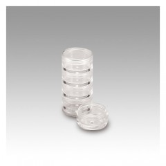 Meiho Chemical Industry MEIHO round case (SS) clear