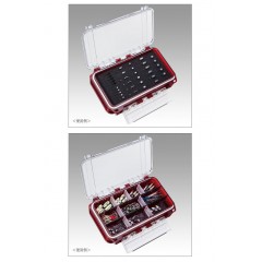 MEIHO waterproof case WG-1 clear red MEIHO