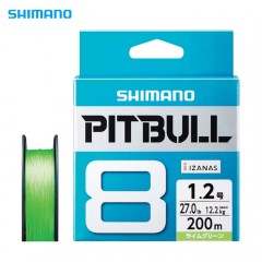 Shimano Pitbull 8 200m Lime Green No. 1.2-2