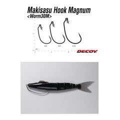 Decoy Makisasu Hook  # 10/0 Worm 30M  DECOY Makisasu Hook