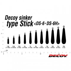 DECOY Sinker type Stick DS-6H