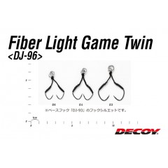 デコイ　DJ-96　ファイバーライトゲームツイン　NSブラック　DECOY　DJ-96　Fiber Light Game Twin　