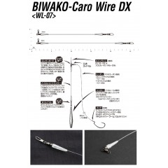 デコイ　琵琶湖キャロワイヤーDX　15cm　20cm　【WL-07】　DECOY　BIWAKO Carikuna Rig Wire DX　