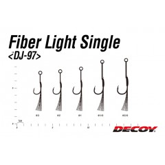 デコイ　DJ-97　ファイバーライトシングル　NSブラック　DECOY　Fiber Light Single　DJ-97　