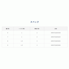 Hayabusa NT661 Throwing Kiss Tenbin Type Akita Fox Tea 3 Hooks