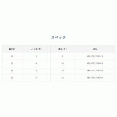 Hayabusa NB602 Throwing flounder, Aburako, and Hockey, body thrust type 3 sets