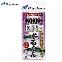 Hayabusa Gurukun Keimura MIX skin 6 hooks size 2-6