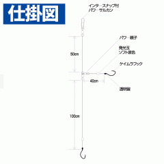 ☆ハヤブサ　SE704　鬼カサゴ　ケイムラフック　2本鈎2セット　Hayabusa　