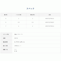 ☆ハヤブサ　SE376　海戦イサキ・アジ　ケイムラ＆ブライトンMIX　3本鈎2セット　Hayabusa　