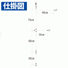 ☆ハヤブサ　SE706　鬼カサゴ　フロート　遅潮用　3本鈎1セット　Hayabusa　