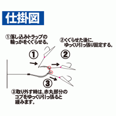 ☆ハヤブサ　IS358　落し込みトラップ　ホロ＆ケイムラサバ 5セット　Hayabusa　