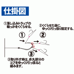 Hayabusa IS359 Drop Trap Twist Skin Keimura 5 Sets