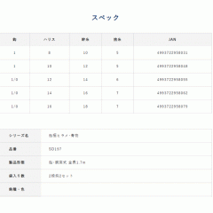 Hayabusa SD197 Shippole Nomase Aomono 2-stage hook 2 sets