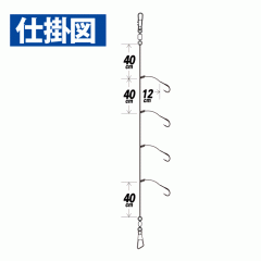 Hayabusa SS433 Drop-in Special Kitsune Taiji Douchi Silver & Holoflash 4 hooks No. 8