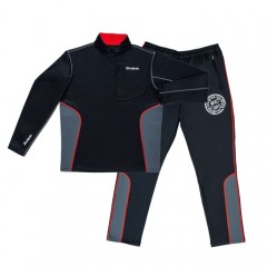 Fishing warrior A00702 Warm-up mid-layer suit black