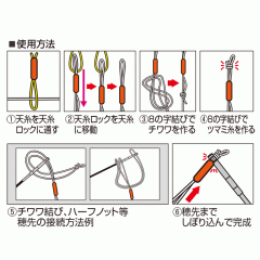 Tsurimusha Y07803 Tenshi Lock S Orange