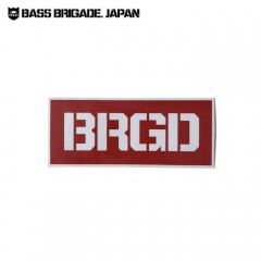 バスブリゲード　BRGDレッドボックスステッカー　【RBXSK101】　BASS BRIGADE　