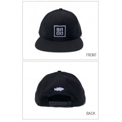 バスブリゲード　スクエアボックススナップバック　【SQBOXH1】　BASS BRIGADE　SQUARE BOX SNAPBACK　