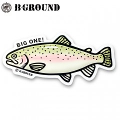 B-Ground Freshwater Fish Sticker 150mm