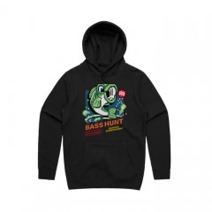 Lateral Vision  BASS HUNT HOODIE  (BLACK)