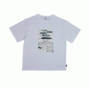 Abu Bug Off Hi-Lo Graphic T White L