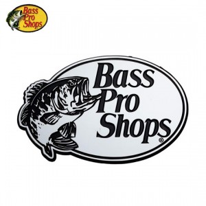 バスプロショップ　クロームオートエンブレム　Bass Pro Shop　Chrome Auto Emblem