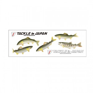 TACKLE in JAPAN Hard Transfer Sticker Ayu Large