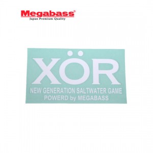 Megabass sticker XOR 30 cm