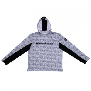 Megabass GAME HOODIE (Game Hoodie) WHITE (3XL)