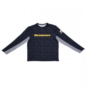 Megabass GAME LONG SLEEVE (Game Long Sleeve) BLACK (3XL)