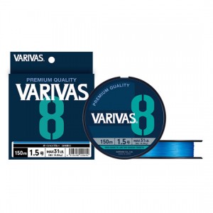 VARIVAS VARIVAS 8 Ocean Blue 150m No. 0.6-2