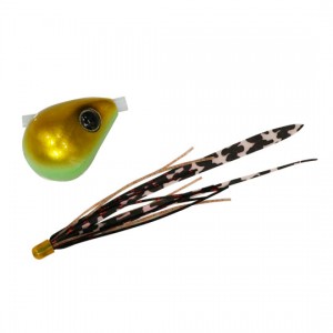 Jackall BomBin-Bin Lead Bin-Bin Ball Slide 60g F196 Chart Glow Gold / Super Keimura T +