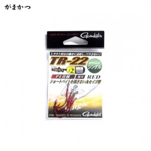 ◇がまかつ　TR-22　シングル　【レッド】 ＃2　Gamakatu　