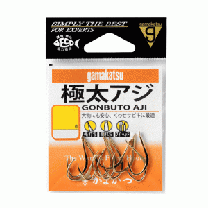 Gamakatsu extra thick horse mackerel gold