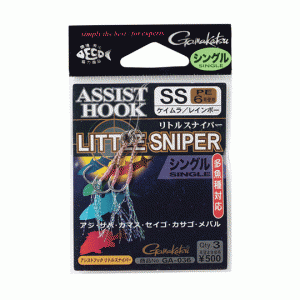 Gamakatsu Assist Hook Little Sniper Single Keimura/Rainbow