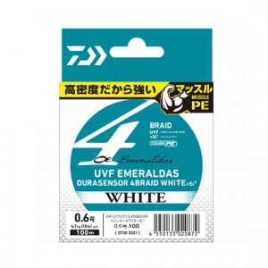 Daiwa UVF Emeraldas Dura Sensor×4 White + Si2 No. 0.6-150m