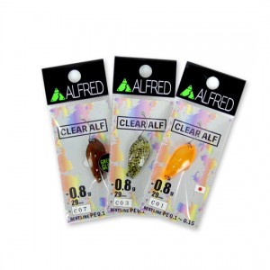 [10 colors available] Alfred Clear Alf 0.8g Area Spoon