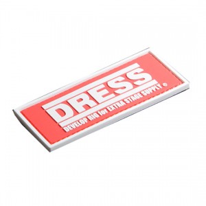 ドレス　ラバーワッペン　爆釣メジャー・計測アプリ対応　DRESS　RUBBER PATCH　