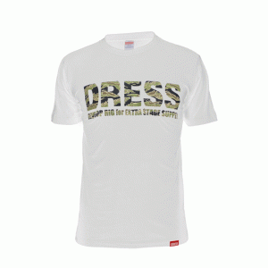 ドレス　カモフラージュロゴTシャツ　ホワイト　DRESS Camouflage LOGO T-Shirt White 