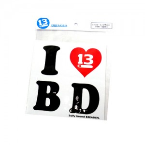 BREADEN/ブリーデン　ステッカーG/I　LOVE　BD