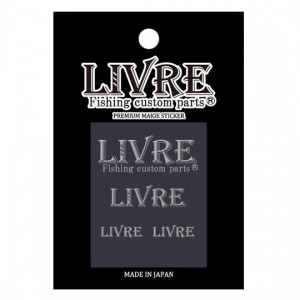 LIVRE lacquer sticker logo pearl white  LIVRE