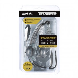 BKK Titanium Diver Plus Blade Hook #14/0-#18/0