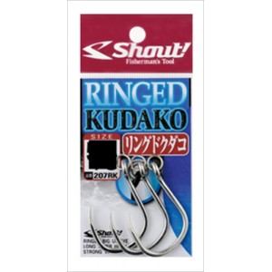 【◇在庫限30%off】シャウト 207-RK リングドクダコ 4/0（シングルフック）